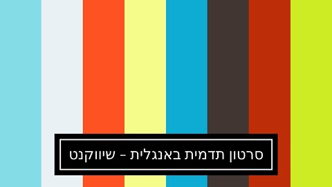 סרטון תדמית באנגלית - שיווקנט