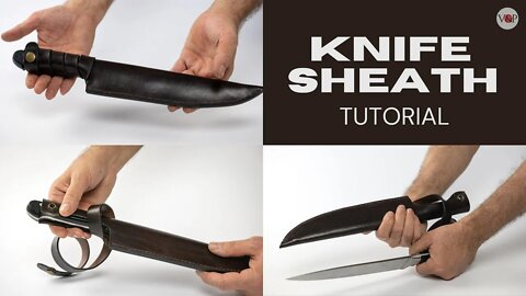 How to Make a Custom Leather Knife Sheath, Tutorial