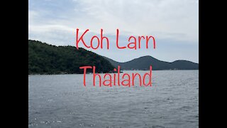 The island of Koh Larn and Tawaen Beach - Pattaya Thailand November 2021