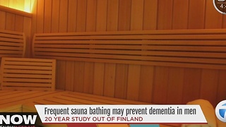 Frequent sauna bathing may reduce dementia risk for men