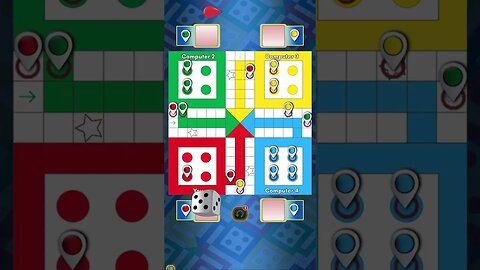 Ludo game in 4 players | 4 pawn Release | #shorts #short