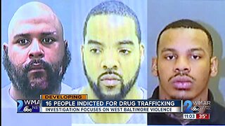 16 people indicted for drug trafficking