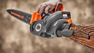 Mini Chainsaw 6 Inch, Cordless Mini Chainsaw Battery Powered with 24V 10000mAh Rechargeable Battery