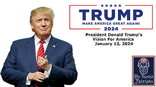 President Donald Trump's Vision For America (January 13, 2024)