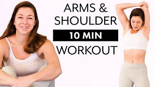10 Minute HIIT Workout, Upper Body for Building Strength w/ Michelle