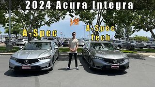 2024 Acura Integra A-Spec vs A-Spec TECH