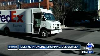 Online delivery delays concern some holiday shoppers