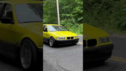 E36 modified exhaust flyby