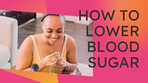 How To Lower Blood Sugar😀😀😎😘