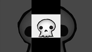 Funny Cute Skull Animation (Monster Mash AI) | Tengkorak Joget #shorts