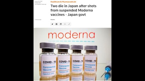 CONFIRMED: 2 Dead From Tainted COVID-19 Vaccine In Japan - THE CORRECT VIEWS 08/31/2021