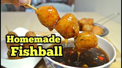 Homemade Fish Balls with Sauce