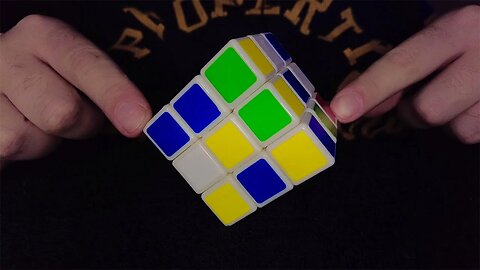 Rubik's Cube ASMR no talking. Relaxing sounds for sleep. Gentle ear triggers.