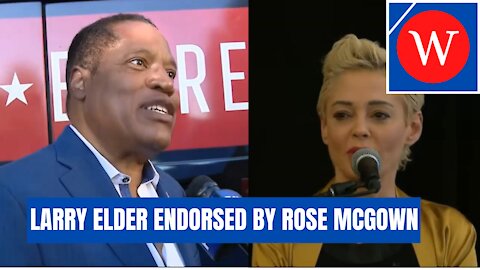 Larry Elder Endorsed By Rose McGowan in California Recall Election