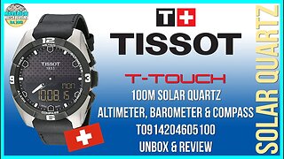 Neat! |Tissot T-Touch 100m Solar Quartz T0914204605100 Unbox & Review | Maverick's First Full Review