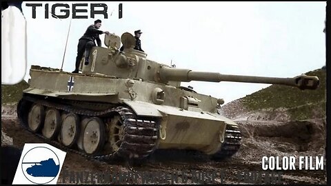 WW2 color footage Tiger I Ausf. E. Panzerkampfwagen 6.