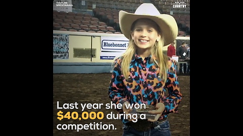 10 Year Old Barrel Racer pLs22qSA