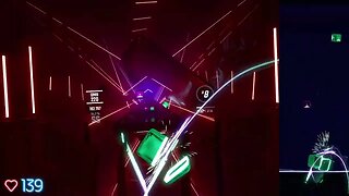 (beat saber) the red jumpsuit apparatus - face down [mapper: bytrius]