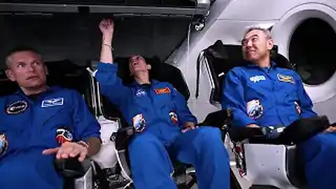 NASA Astronauts Aboard Space Station Huddle Up for Super Bowl