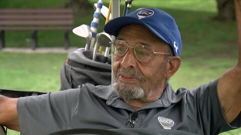 100-year-old WWII vet still golfing, volunteering at Steve Hogan Golf Course