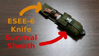 ESEE 6 Knife with Survival Sheath