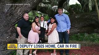 Sarasota deputy, family lose everything in house fire; Sheriff’s office turns to community for help