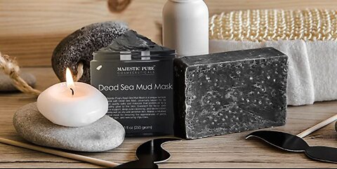 Majestic Pure Dead Sea Mud Mask for Face and Body - Natural Skin Care for Women and Men.