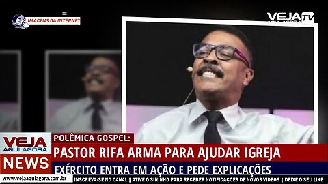 PASTOR RIFA ESPINGARDA CALIBRE 12 PARA AJUDAR A IGREJA