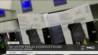 No voter fraud found by international observer