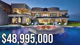 Inside this $48,995,000 Artistic Hilltop Mega Mansion | Mansion Tour