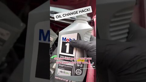 Oil Change Hack! | #car #carculture #carslover #mechanic #diy #carrepair #toyota #tacoma #shorts