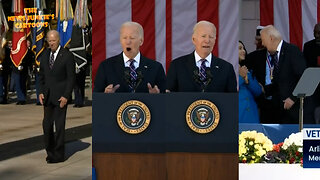 Grumpy face Biden gets confused as always, doesn't know what to do, asking for directions, having a hard time reading the teleprompter, yelling with no reason...