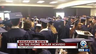 Skyler Acevedo describes FAU graduation ceremony cancellation