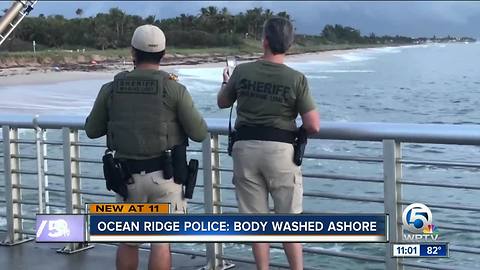 Body washes ashore in Ocean Ridge