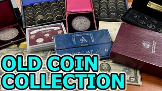 UNBOXING A RARE COIN & PAPER MONEY COLLECTION: Stored In A Basement For 20+ Years!!