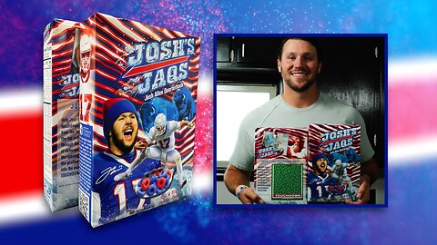 Fourth edition of Josh's Jaqs sports a hurdling Josh Allen on the box cover