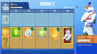 FORTNITE SEASON 7 BATTLE PASS! (FORTNITE BATTLE ROYALE)