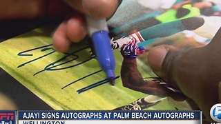 jay Ajayi Meets Fans at Palm Beach Autographs
