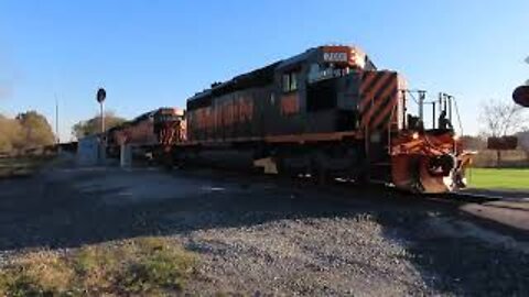 Wheeling & Lake Erie Loaded Coke Train Part 2 From Creston, Ohio November 6, 2021