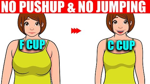 Drop Bra Size with this workout (No Pushups & Jumping)