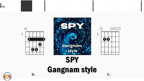 SPY Gangnam style - Guitar Chords & Lyrics HD