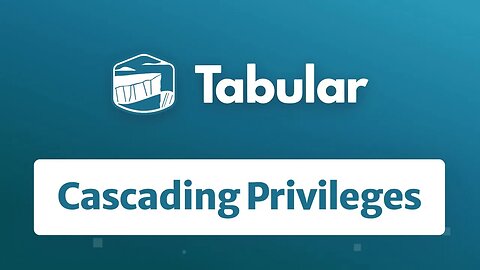 Tabular Bits: Cascading Privileges