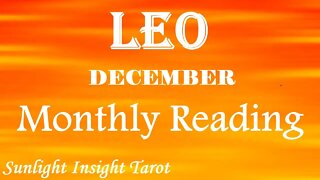 LEO😄You Are About To Be So So Very Happy!😄An Old Flame is Relit!🔥December 2022 Monthly🎄