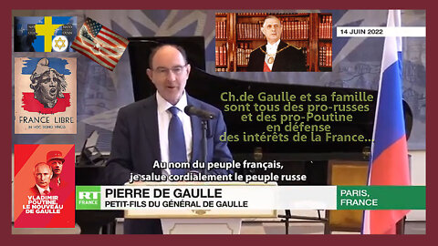 La vraie France est "pro-russe" et se lève pour dire NON aux américains et à l'OTAN (Hd 720) Pierre De Gaulle.