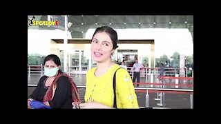 Urvashi Rautela and Divya Khosla Kumar Spotted at the Airport | SpotboyE