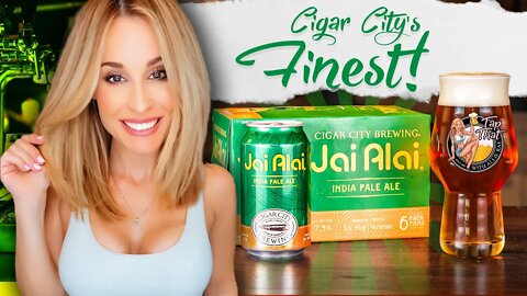 Florida's BEST seller! Cigar City Jai Alai IPA Craft Beer Review with @The Allie Rae