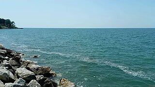 Lake Erie Before the Storm Rolled In ~ July 1, 2023