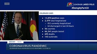 Gov. Polis gives update on COVID-19 in Colorado