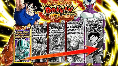THE BANNER IN HISTORY! Dokkanfest Step Up New Year 2023 Summons Part 2 | Dragon Ball Z Dokkan Battle