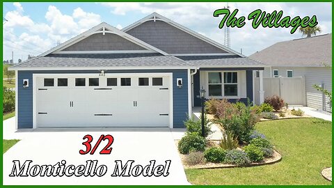 Tour of A 3/2 Monticello Model Home | In The Villages, FL